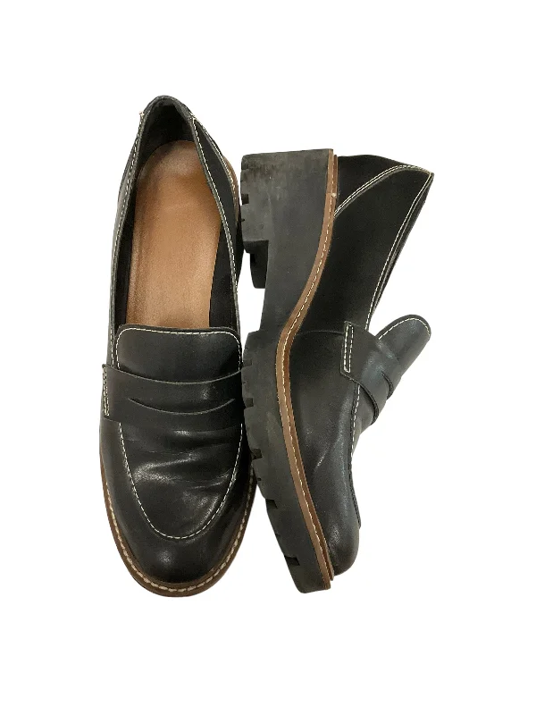 Fresh And Capable Black Shoes Heels Block Blondo, Size 9