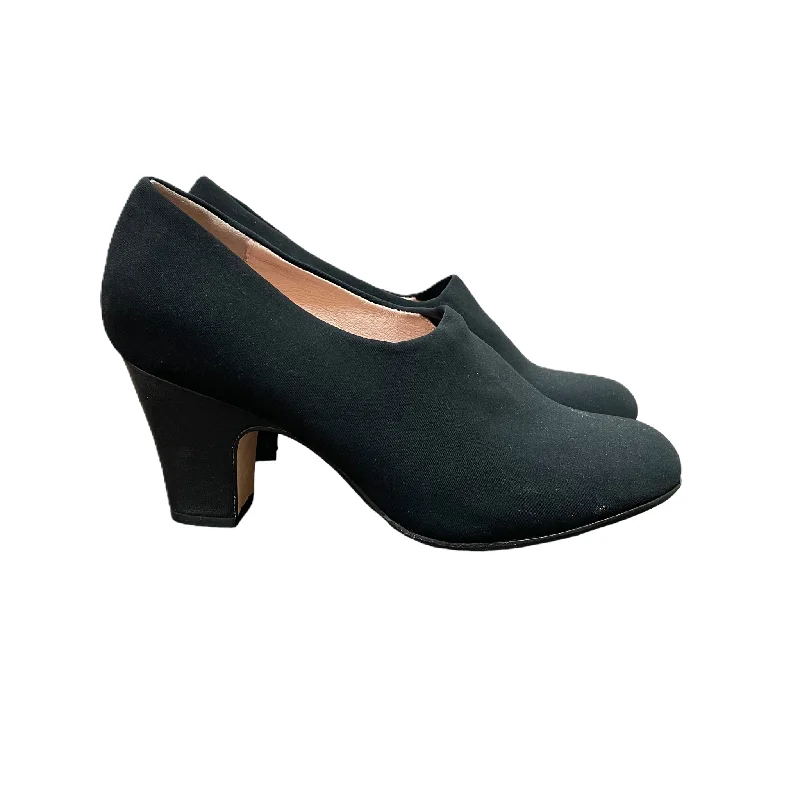 Creative Prints Black Shoes Heels Block By Taryn Rose,  Size: 8.5