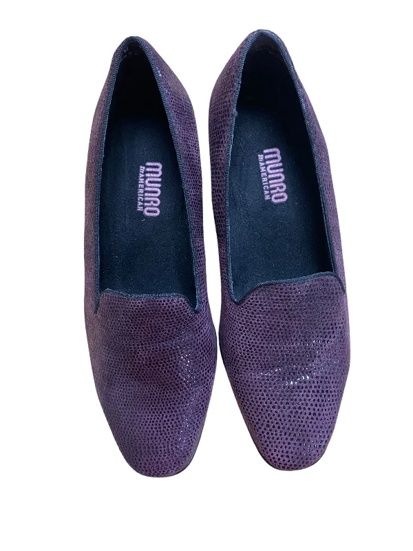 High-quality Design Purple Shoes Heels Block Clothes Mentor, Size 8
