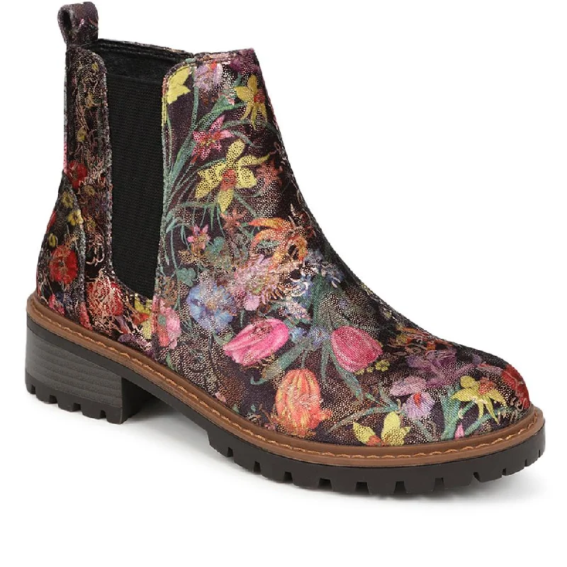 Creative Prints Floral Chelsea Boots - WBINS38037 / 324 119