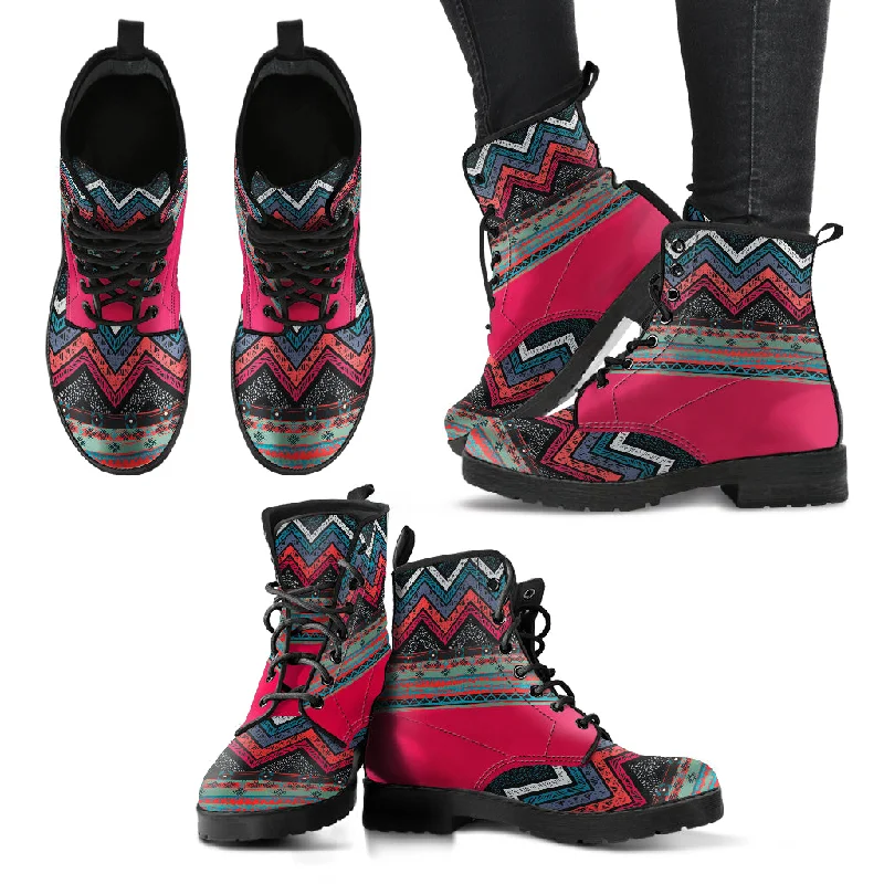 Fresh And Capable Boho Pattern 2 Handcrafted Boots