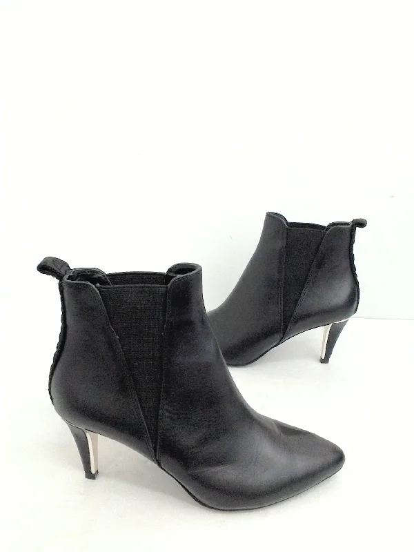 Goddess Style DKNY Women's Leather Black Booties Size 7.5 M