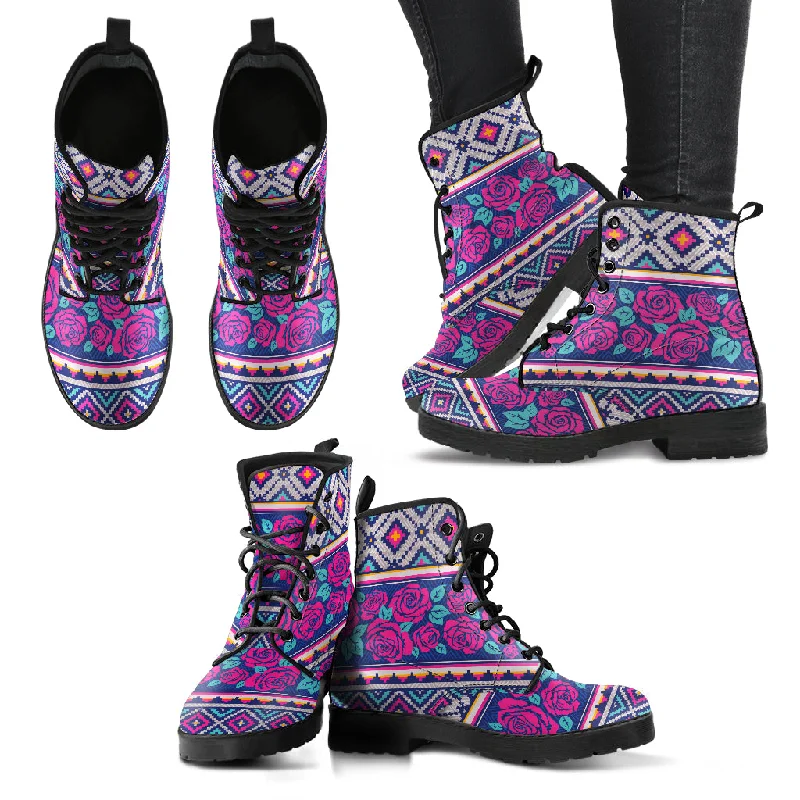 Exquisite Embroidery Boho Flowers Handcrafted Boots