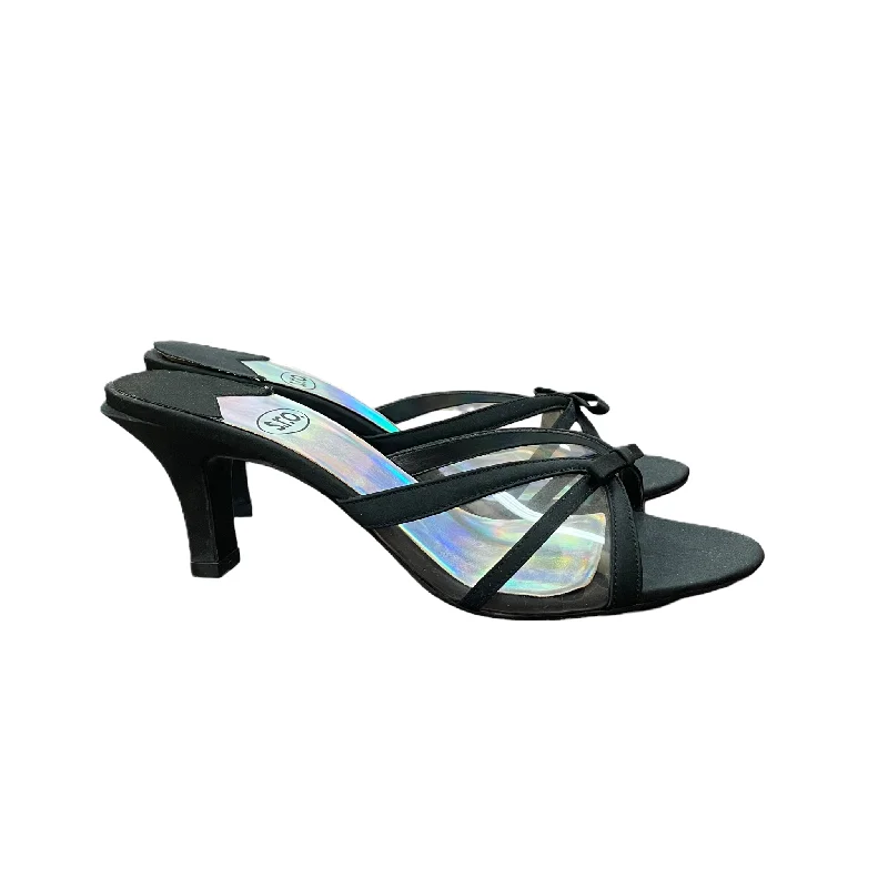 Classic Items Black Shoes Heels Stiletto By Cme, Size: 10