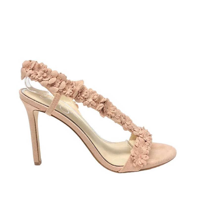 Comfortable Fashion Pink Shoes Heels Stiletto Jessica Simpson, Size 10
