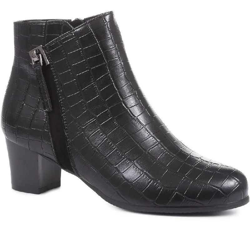 Fresh And Fashionable Heeled Ankle Boots - WLIG36001 / 322 763