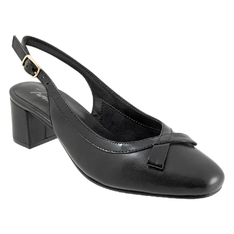 Sports Series Trotters Dalani Black Leather Pump (Women's)