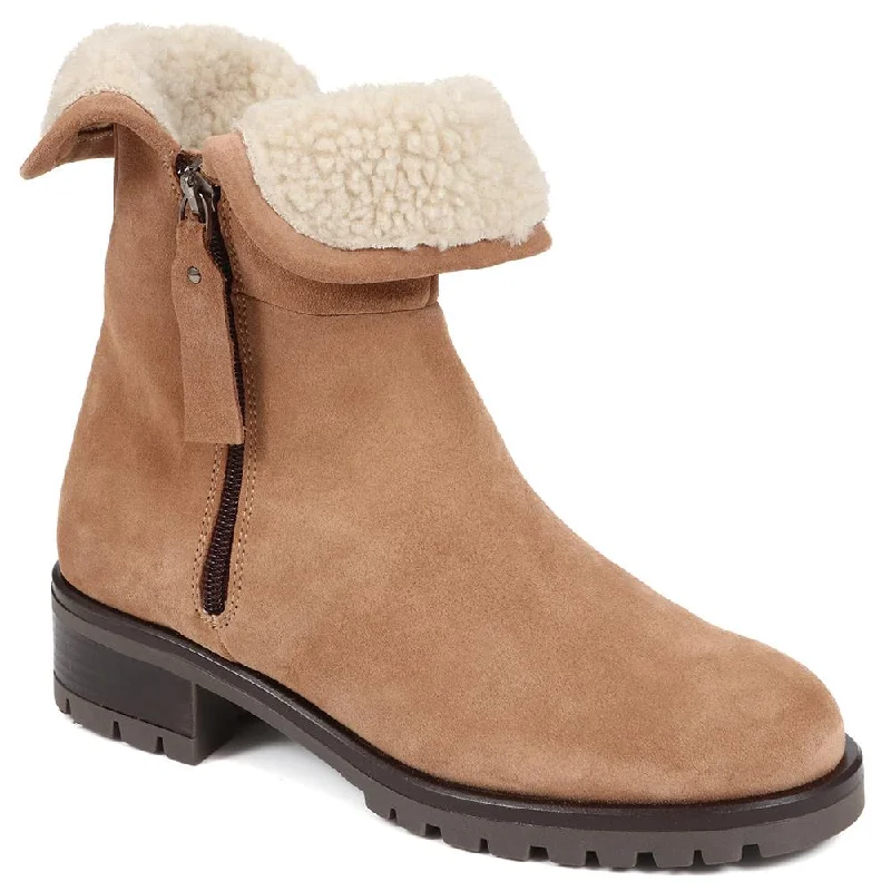 Embroidery Design Lora Casual Leather Boots - LORA / 324 368