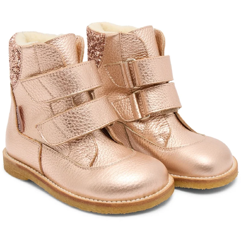 Classic Items Angulus Copper/Maple Glitter Tex Boot with Velcro Closure