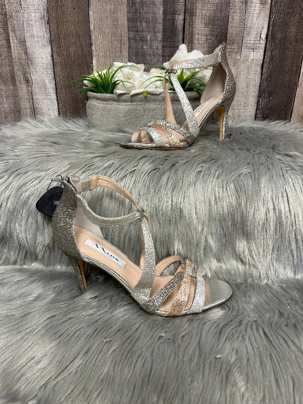 Unique Prints Multi-colored Shoes Heels Stiletto Nina, Size 8