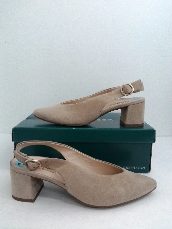 Luxury Style Paul Green Women's Brooke Heel Sahara Suede Size 7.5