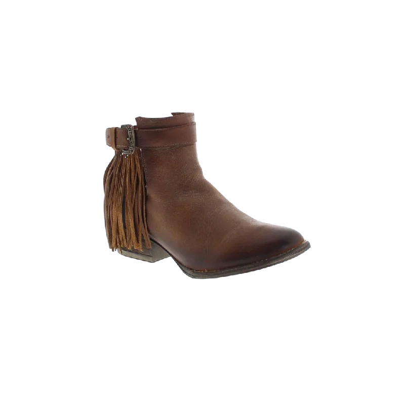 Fresh And Elegant Corral Women's Leather Ankle Brown Boots