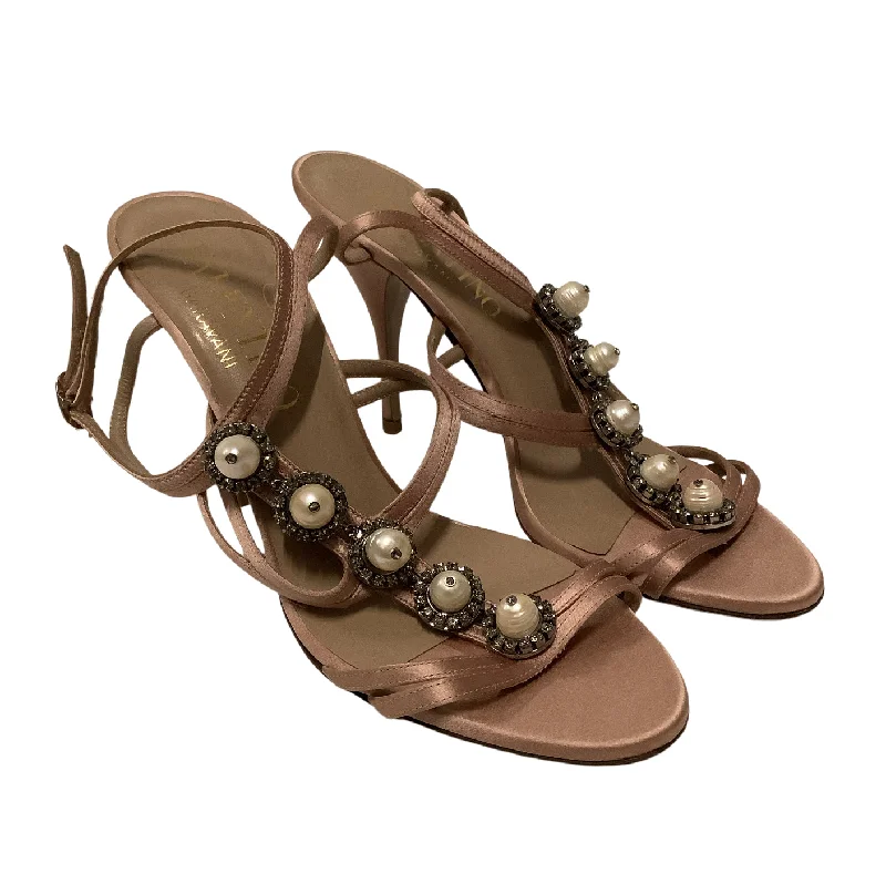 End Of The Year VALENTINO/Heels/US 5/Silk/PNK/