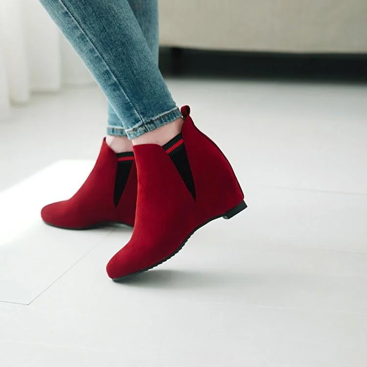 Editorial Design Round Toe Ankle Boots Women Shoes Fall|Winter 9637