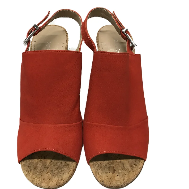 Fresh And Fashionable Orange Shoes Heels Block By Bcbgeneration, Size: 7.5