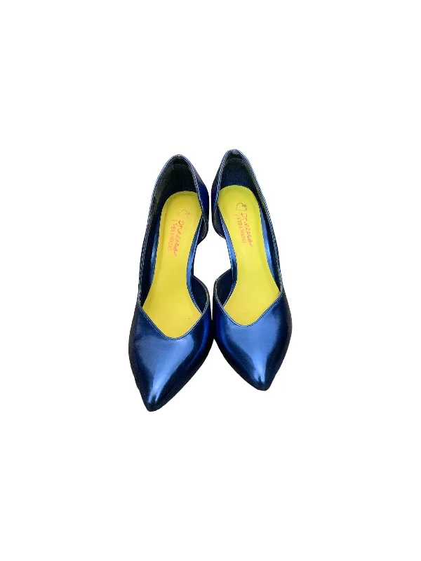 Fashion Pioneer Blue Shoes Heels Stiletto Vera Wang, Size 7.5