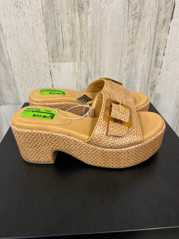 Dressing Tips Brown Shoes Heels Block Torrid, Size 9