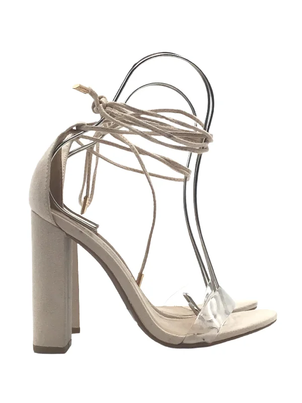 Design Trend Mauve Shoes Heels Block Fashion Nova, Size 6
