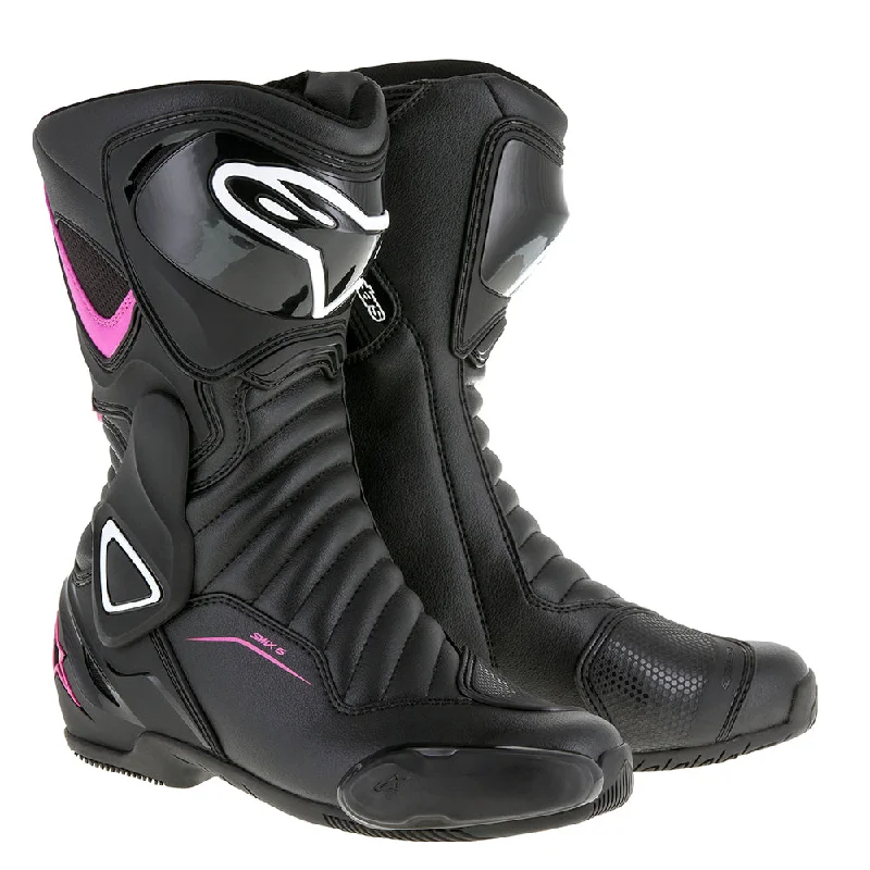 High-quality Styles Alpinestars Stella SMX 6 V2 Ladies Boots Black / Fuchsia / White
