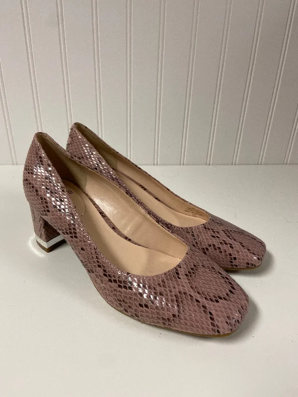 Free And Comfortable Pink Shoes Heels Block Bandolino, Size 7