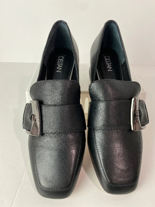 Fashion Classic Black Shoes Heels Block Clothes Mentor, Size 8