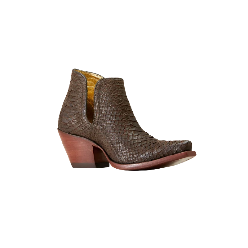 Cool Style Ariat Women's Dixon Python Western Chocolate Boots
