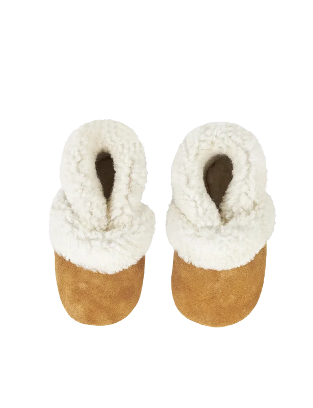 High Street Series Shearling Bootie - Cognac