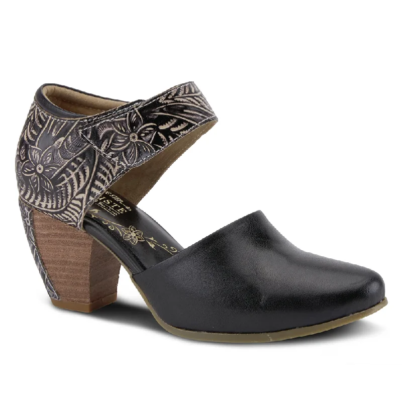 Goddess Style L'Artiste By Spring Step Toolie Black Leather (Women's)