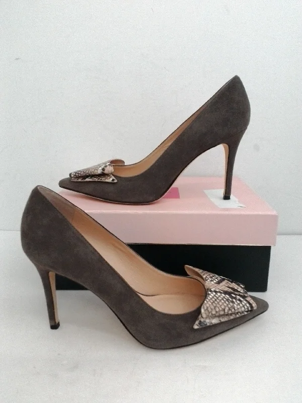Personalized Outfit Kate Spade Women's Vanna Moka Suede Snake Print bow Size 9 M