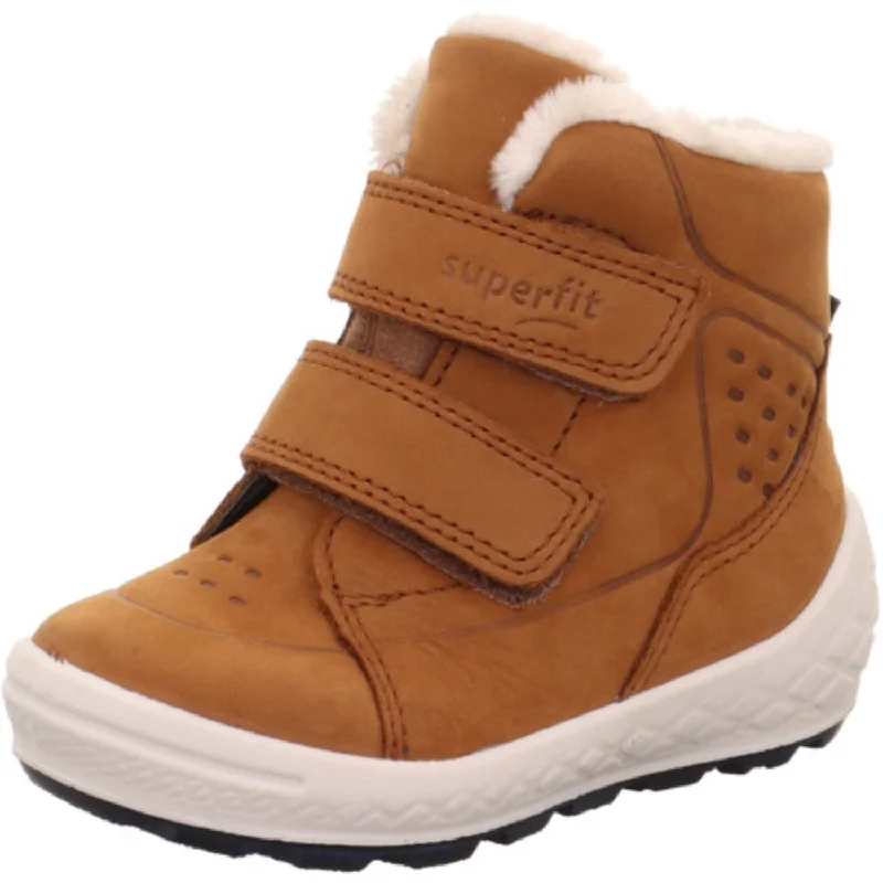 New Products Superfit Brown Groovy 2.0 Boots With Warm Lining