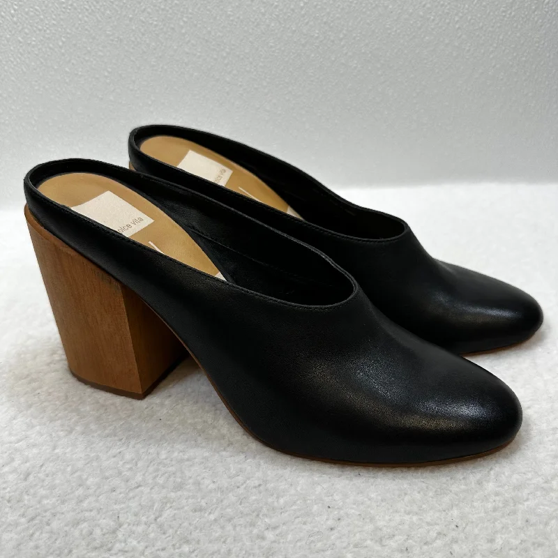End Of The Year Black Shoes Heels Block Dolce Vita, Size 9.5