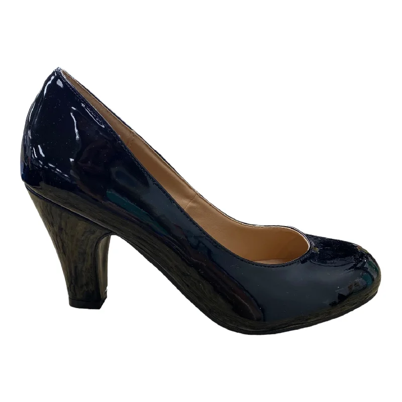 High-quality Design Black Shoes Heels Stiletto Journee, Size 6