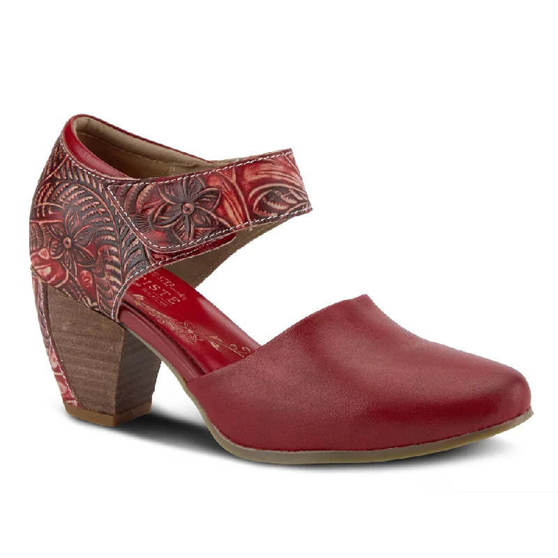 Romantic Temperament L'Artiste By Spring Step Toolie Red Leather (Women's)