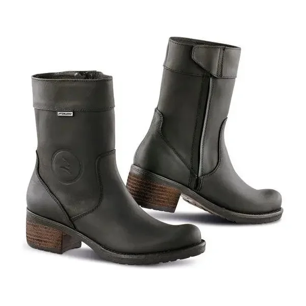 High-end Fashion Falco Ayda 2 Ladies Leather Boots Black