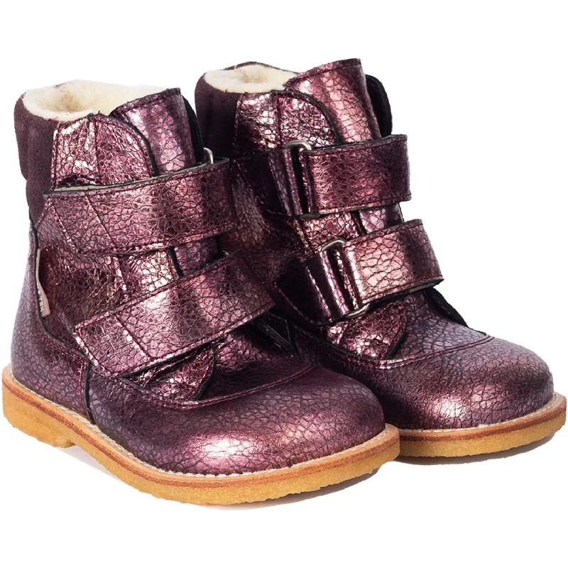 Personal Design Angulus Sunset/Dusty Aubergine Tex Boot with Velcro Closure