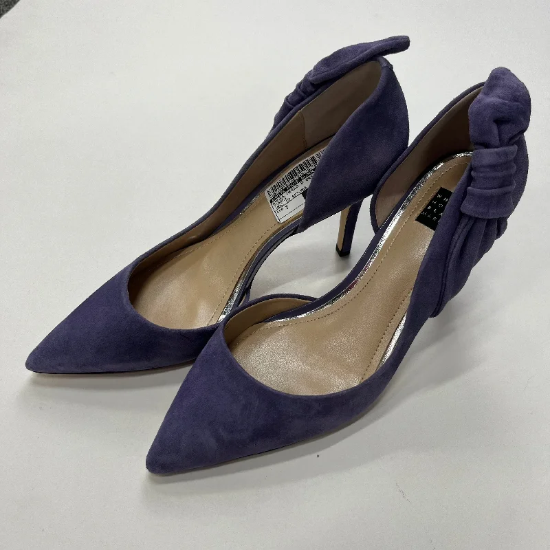 Fresh And Capable Purple Shoes Heels D Orsay White House Black Market, Size 7