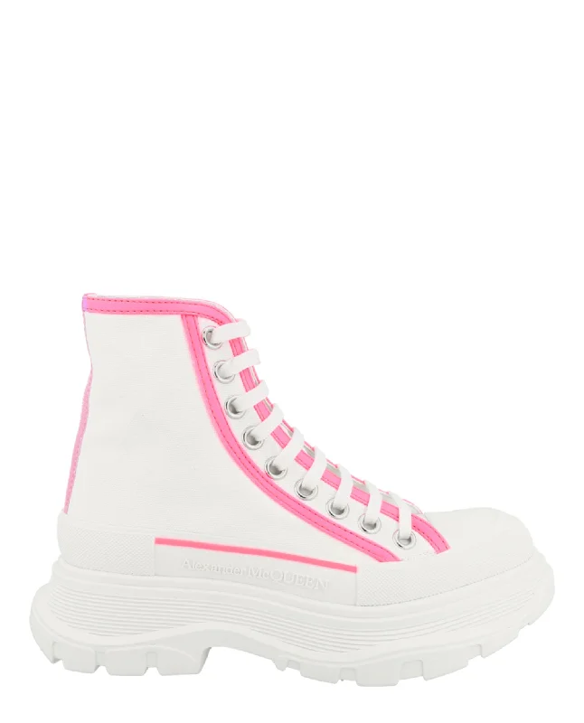 Street Fashion Tread Slick Lace-Up Boots