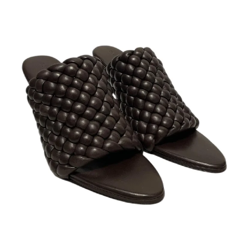 Modern Tailoring BOTTEGA VENETA/Heels/EU 37/Leather/BRW/Brown Almond Toe Stiletto