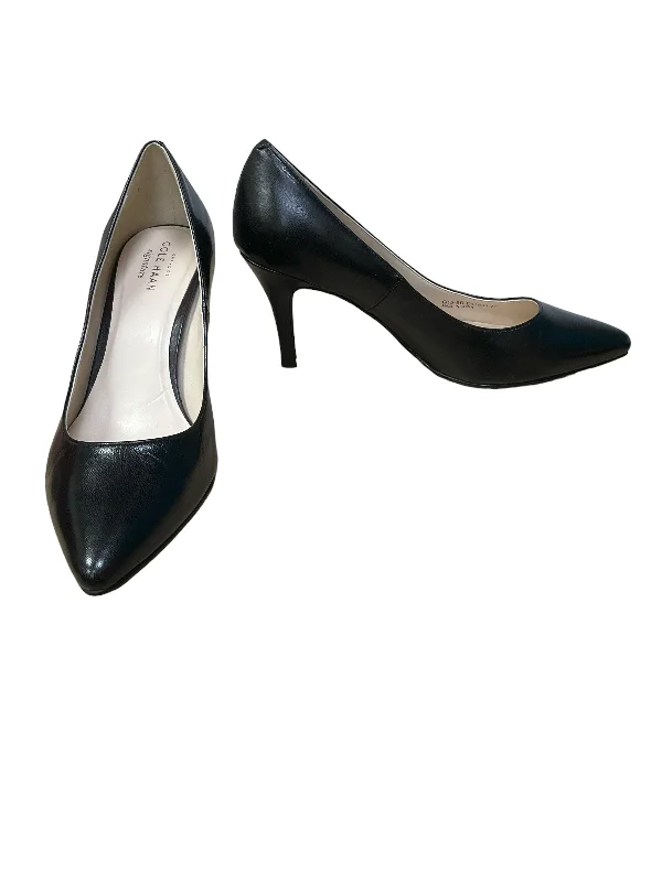 Minimal Classic Black Shoes Heels Stiletto Cole-haan, Size 7