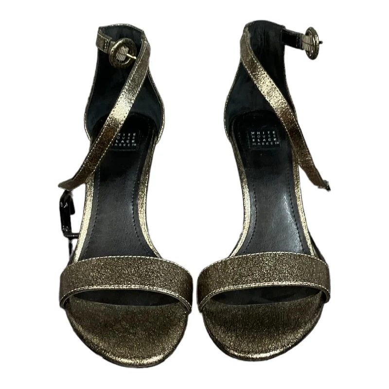 Sports And Leisure Gold Shoes Heels Stiletto White House Black Market, Size 6
