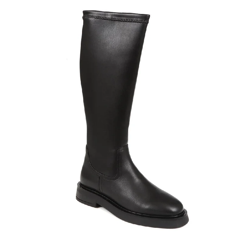 Fashion Classic Lauretta Leather Knee High Boots - LAURETTA / 324 247