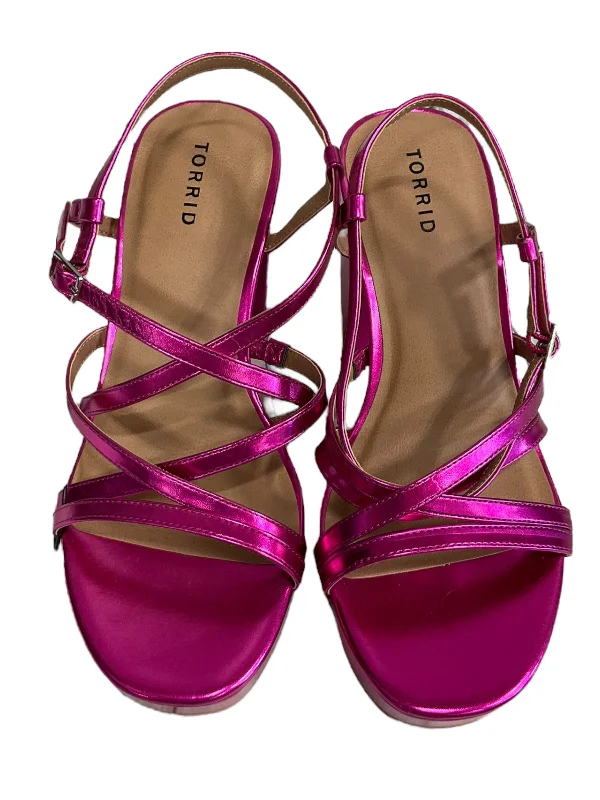 Exquisite Design Shoes Heels Block By Torrid  Size: 10.5