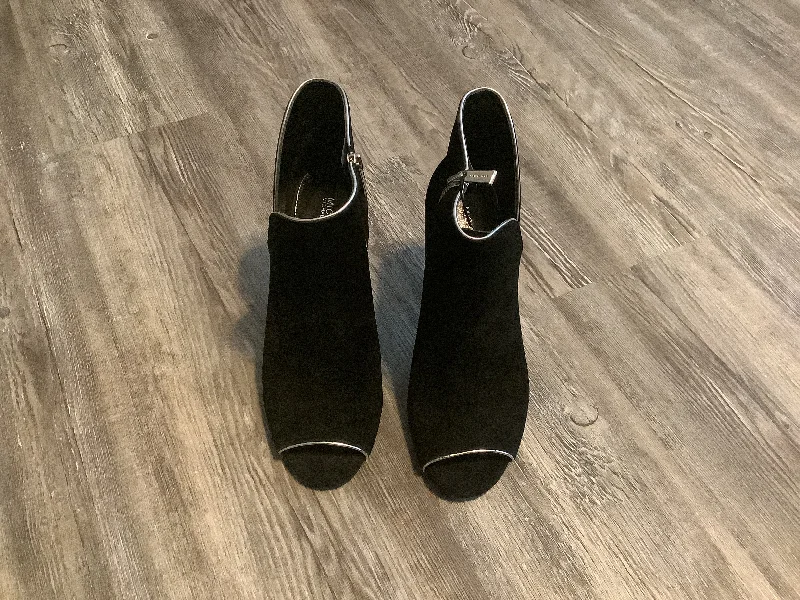Minimal Classic Black Shoes Heels Stiletto Michael Kors, Size 9.5