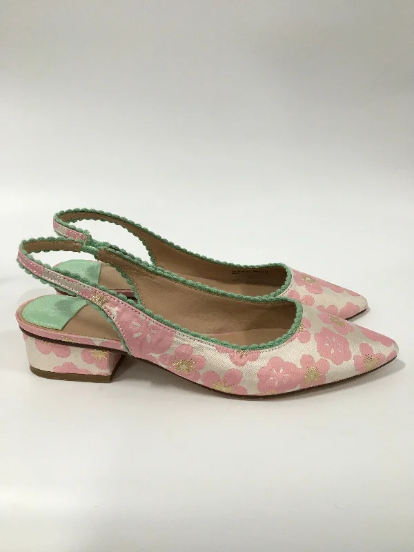 Artistic Temperament Pink Shoes Heels Block Chinese Laundry, Size 9