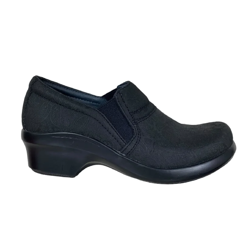 Unique Fashion Black Shoes Heels Block Ariat, Size 6.5