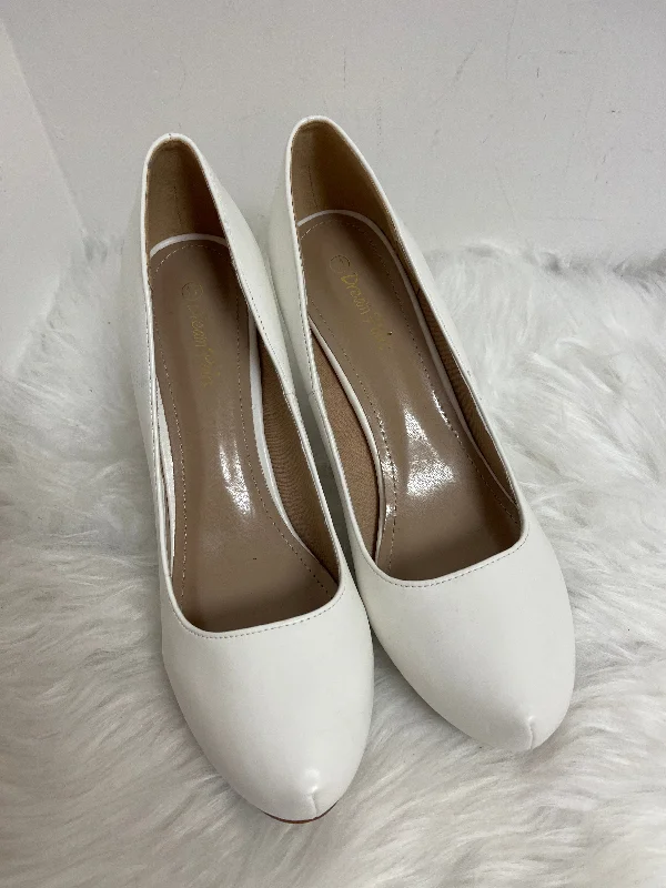Bright Colors White Shoes Heels Stiletto Clothes Mentor, Size 11