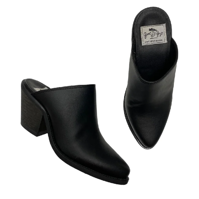High-end Fashion Shoes Heels Block By Good Guys Don’t Wear Leather  Size: 6