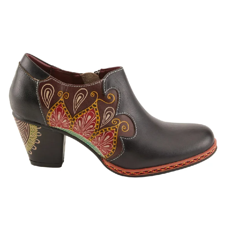 Versatile Itinerary L`Artiste By Spring Step Zami Black Leather Shoes (Women's)