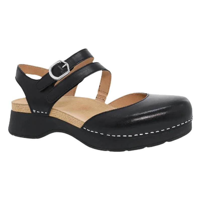 Basic Version Dansko Women's Rissa Black Nappa Mary Jane