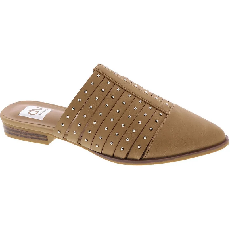 Exquisite Craftsmanship Dolce Vita Womens Idilly Faux Leather Studded Mules